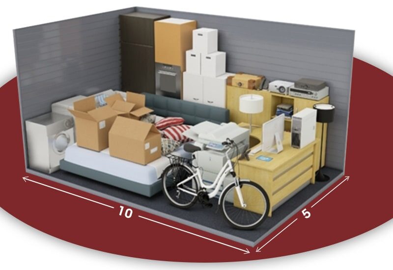 How Big is a 5x10 Storage Unit