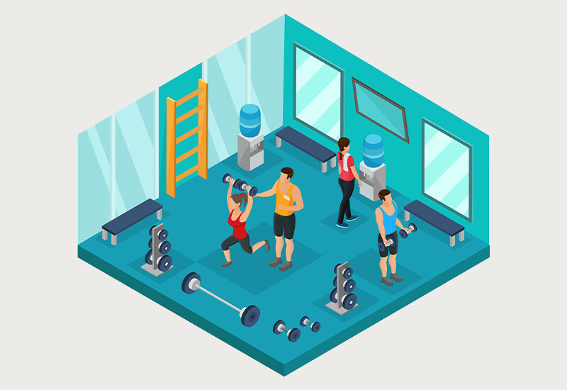 Gym Equipment Storage